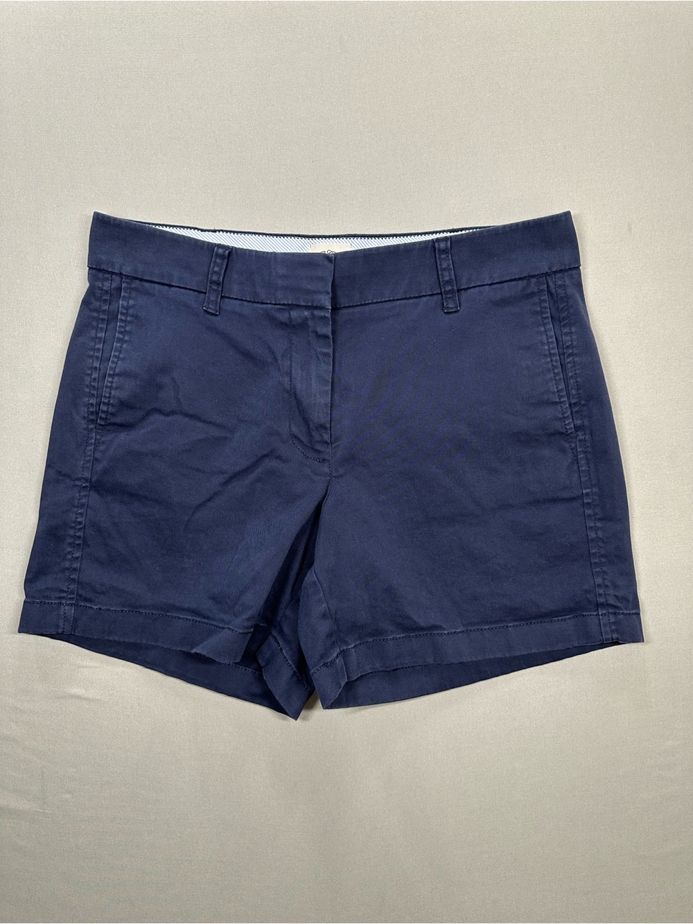 J Crew 5" Stretch Chino Short, Navy - Womens 4